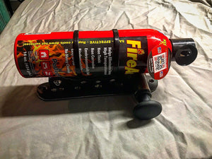 Powdercoated Quick Release Fire Extinguisher Mount Only