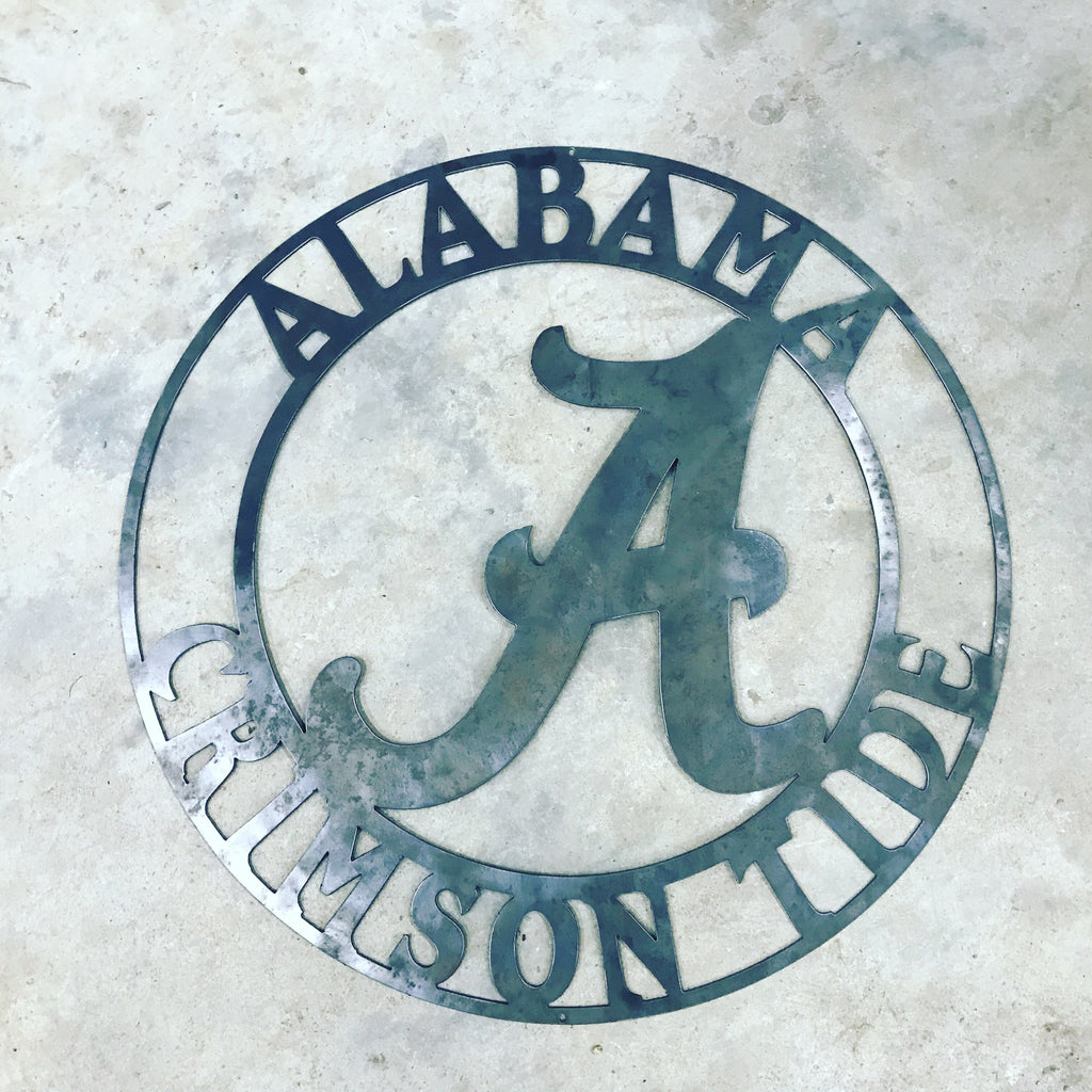 Alabama Script A wall art 24”